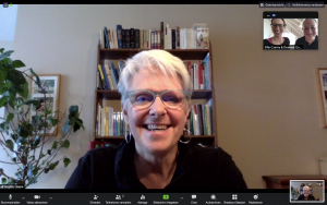 Brigitte Lavoie who talks in the Simply Focus Podcast with Elfie Czerny & Dominik Godat about Solution Focus