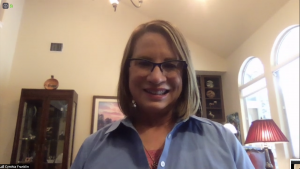 Cynthia Franklin who talks in the Simply Focus Podcast with Elfie Czerny & Dominik Godat about Solution Focus