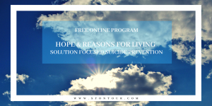 Cover Free Resources - online course Hope and Reasons for Living by Elfie J. Czerny and Dominik Godat